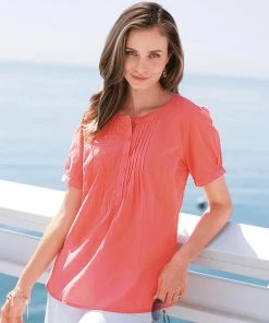 Stitch Pleat Blouse 8 Stitch Pleat Blouse -Damart shop 02172 04060 F 1 HD 3