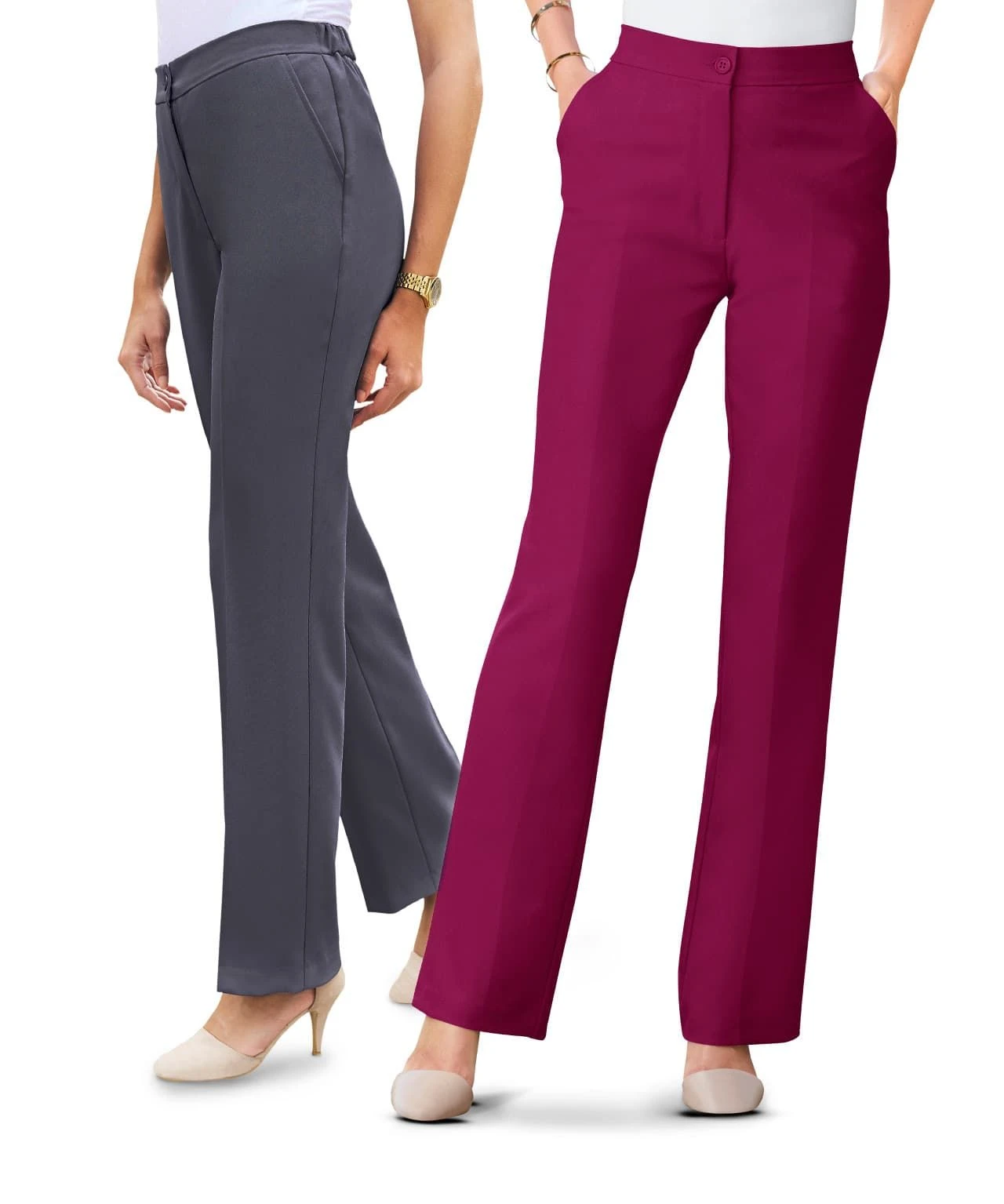 Pack Of 2 Tailored Trousers 7 Pack Of 2 Tailored Trousers - Image 6