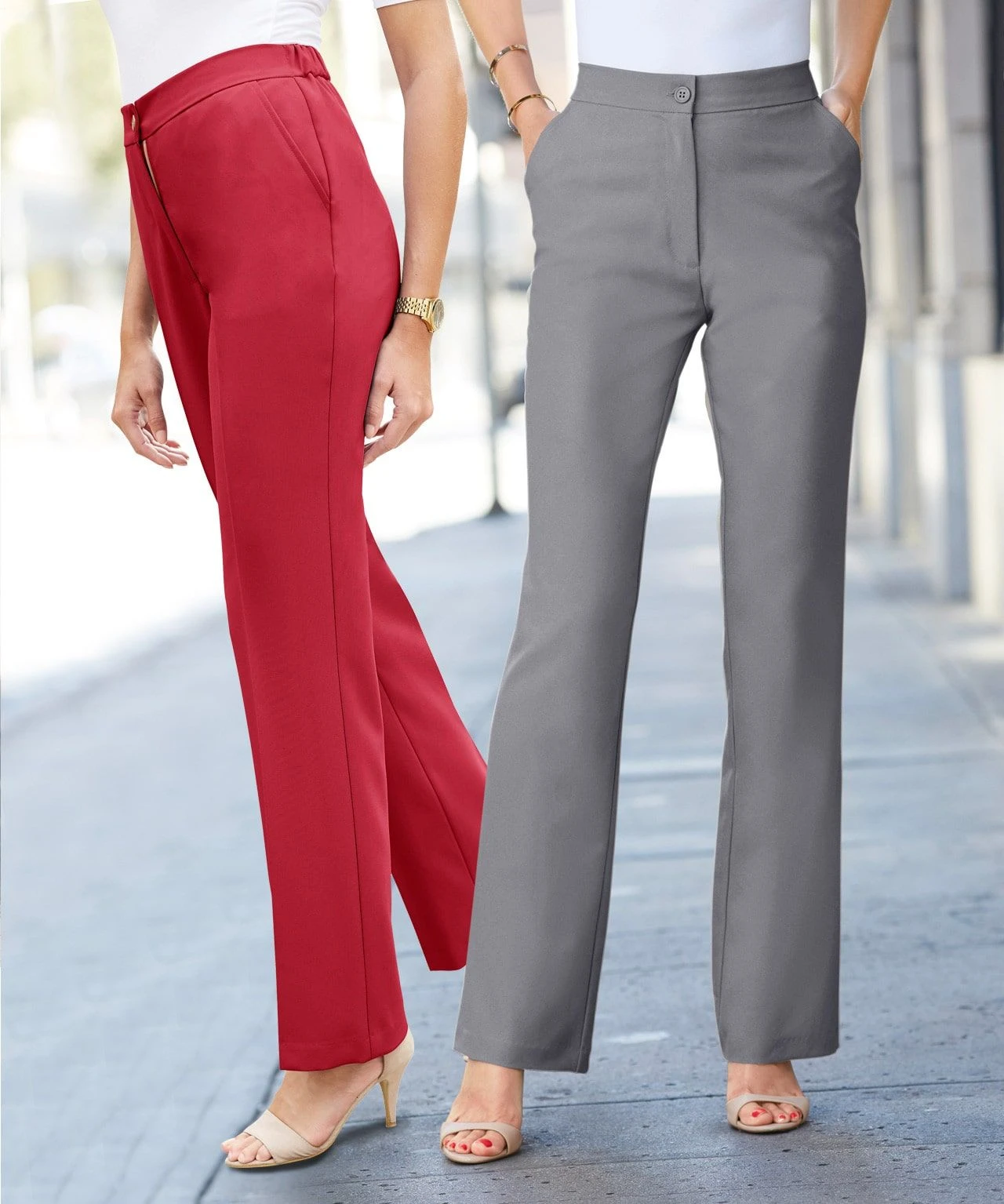 Pack Of 2 Tailored Trousers 10 Pack Of 2 Tailored Trousers - Image 9