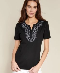 Collar Detail Top -Damart shop 17796 17017 D 1 HD 3