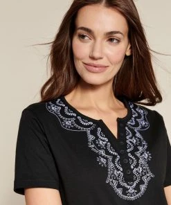 Collar Detail Top -Damart shop 17796 17017 D 3 HD 3