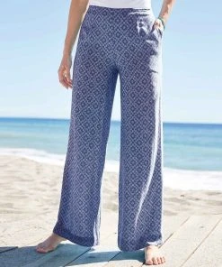 Printed Trousers -Damart shop 20743 08032 F 1 HD 3
