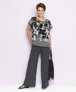 Printed Trousers -Damart shop 20743 17012 D 1 HD 3