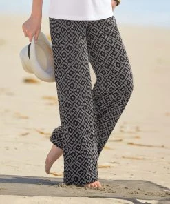 Printed Trousers -Damart shop 20743 17012 F 1 HD 3