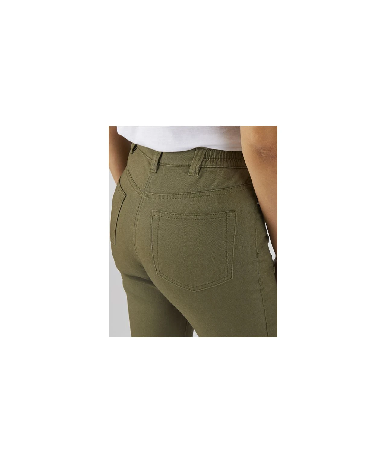 Ladies Cotton Stretch Cropped Trousers 13 Ladies Cotton Stretch Cropped Trousers - Image 11