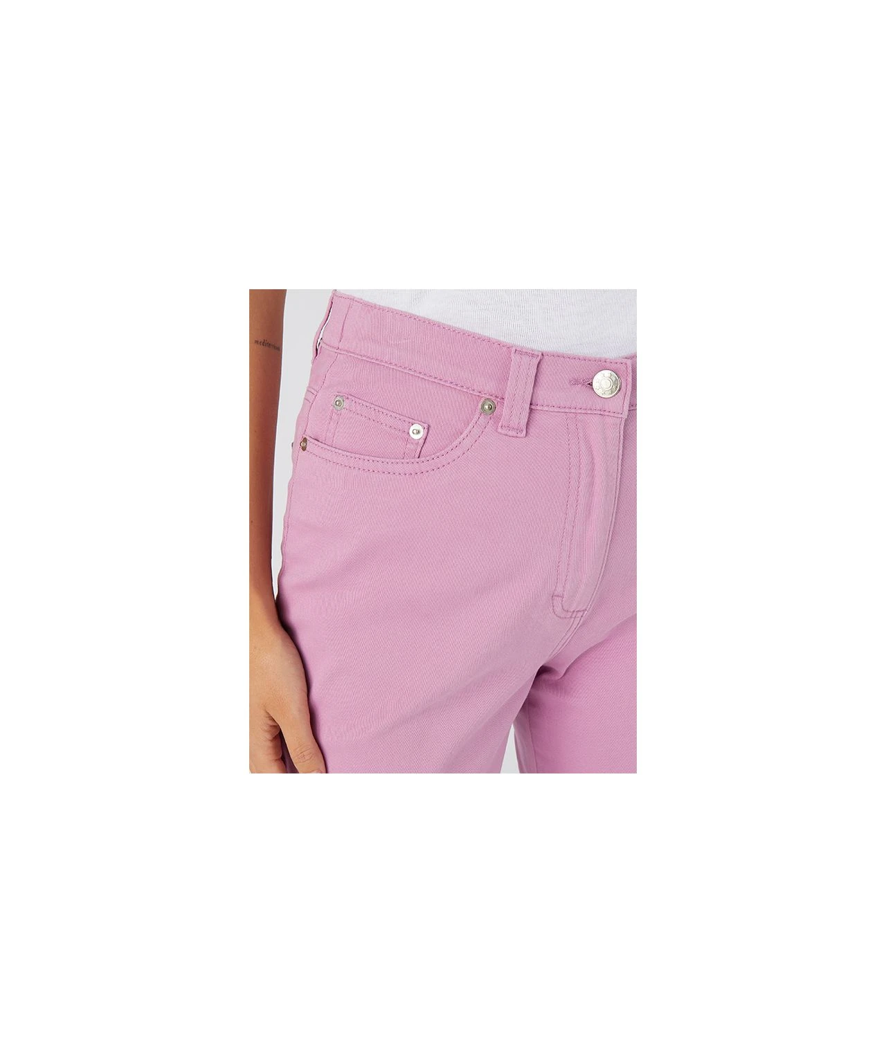 Ladies Cotton Stretch Cropped Trousers 10 Ladies Cotton Stretch Cropped Trousers - Image 8