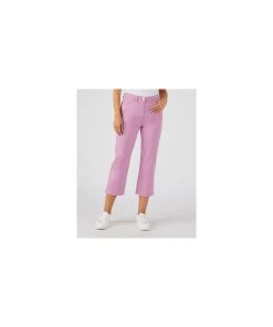 Ladies Cotton Stretch Cropped Trousers 27 Ladies Cotton Stretch Cropped Trousers -Damart shop 22108 21680 F 1 HD 3