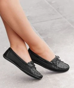 Flexible Bow-trim Moccasin -Damart shop 25624 17010 D 1 HD 3