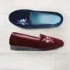 Pack Of 2 Embroidered Slippers -Damart shop 25792 08136 F 1 HD 3