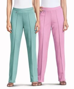 Pack Of 2 Knitted Trousers 20 Pack Of 2 Knitted Trousers -Damart shop 26555 07126 F 1 HD 3