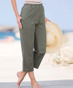 Crop Trousers -Damart shop 27030 09080 F 1 HD 3