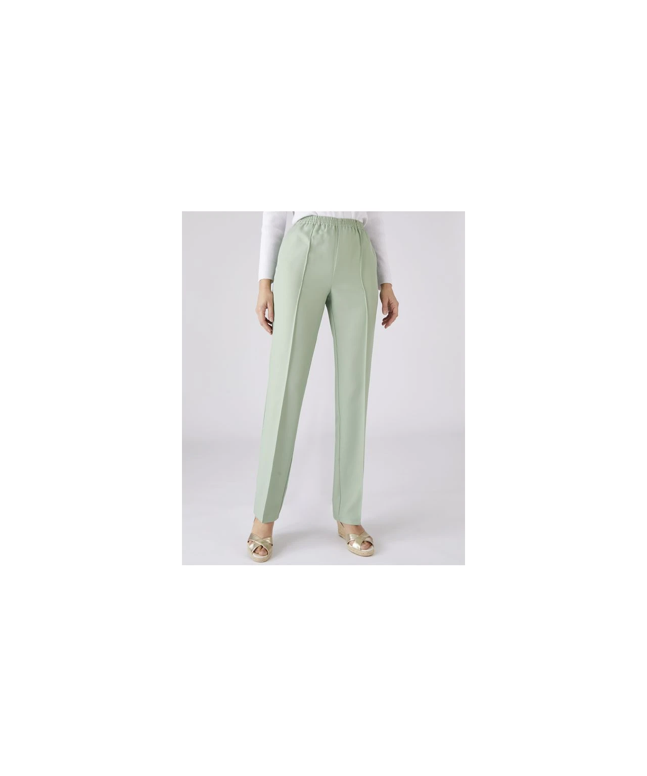 Pack Of 2 Ladies Pull-On Trousers 5 Pack Of 2 Ladies Pull-On Trousers - Image 3