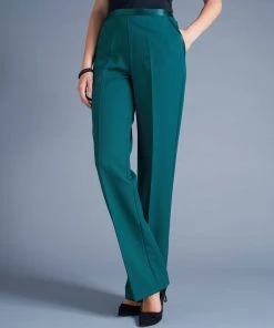 Satin Trim Trousers -Damart shop 29926 08210 F 1 HD 3