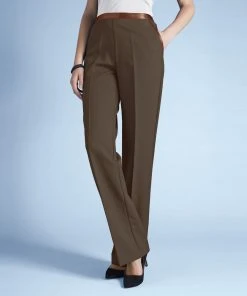Satin Trim Trousers -Damart shop 29926 10070 F 1 HD 3