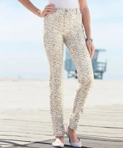 Animal Print Trousers