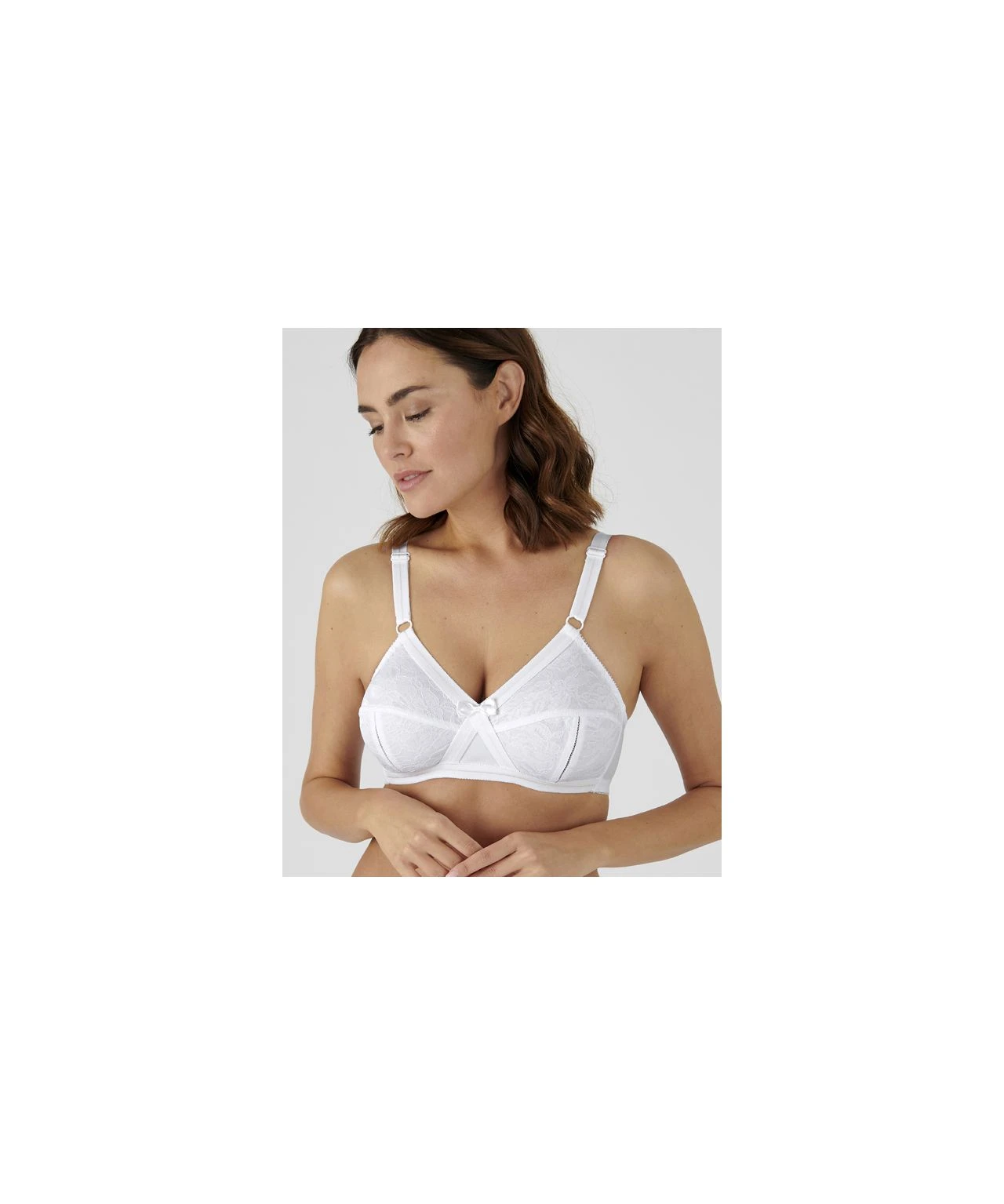 Pack Of 2 Cross-Over Cotton Bras 3 Pack Of 2 Cross-Over Cotton Bras