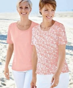 Pack Of 2 T-shirts 21 Pack Of 2 T-shirts -Damart shop 36096 21215 F 1 HD 3