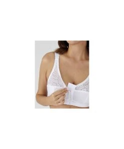 Front-Fastening Support Bra -Damart shop 36543 01010 D 2 HD 3