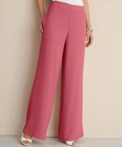Wide-Leg Trousers -Damart shop 37398 06290 F 1 HD 3