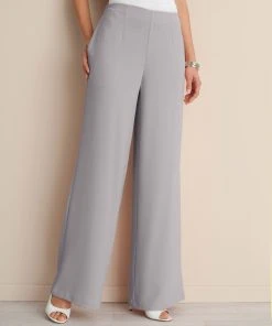 Wide-Leg Trousers -Damart shop 37398 11090 F 1 HD 3
