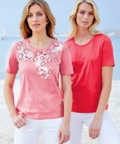 Pack Of 2 T-Shirts 11 Pack Of 2 T-Shirts -Damart shop 42888 20229 F 1 HD 3