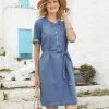 Denim Chambray Dress -Damart shop 43215 08185 F 1 HD 3