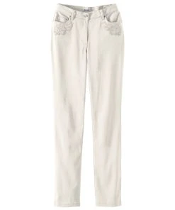 Crochet Detail Jeans 8 Crochet Detail Jeans -Damart shop 43406 01030 D 1 HD 3