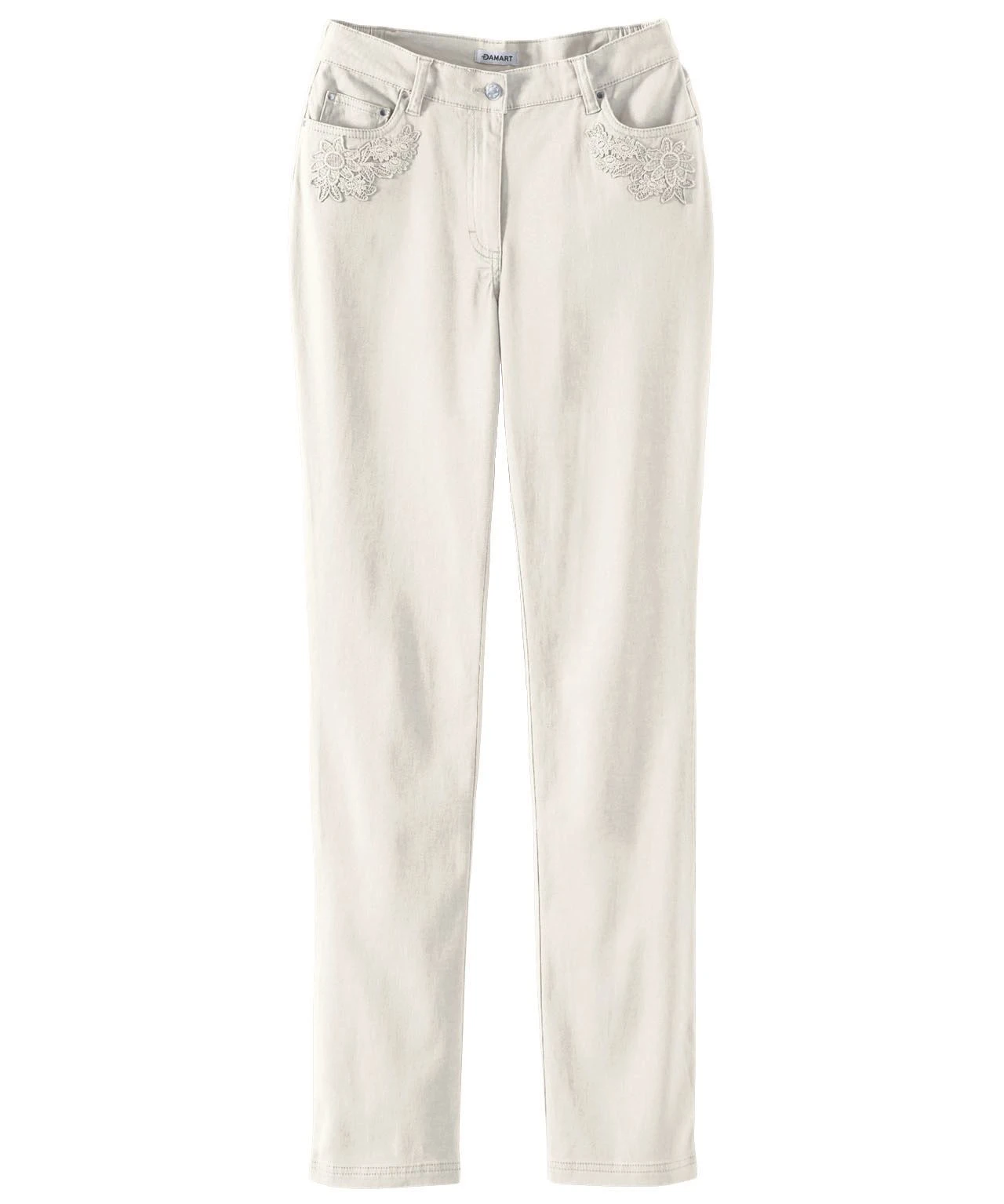 Crochet Detail Jeans 4 Crochet Detail Jeans - Image 2