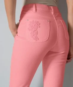 Crochet Detail Jeans 11 Crochet Detail Jeans -Damart shop 43406 06050 D 2 HD 3