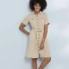 Linen Look Shirt Dress 2 Linen Look Shirt Dress -Damart shop 44529 02100 F 1 HD 3