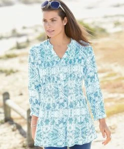 Printed Tunic -Damart shop 45252 09052 F 1 HD 3