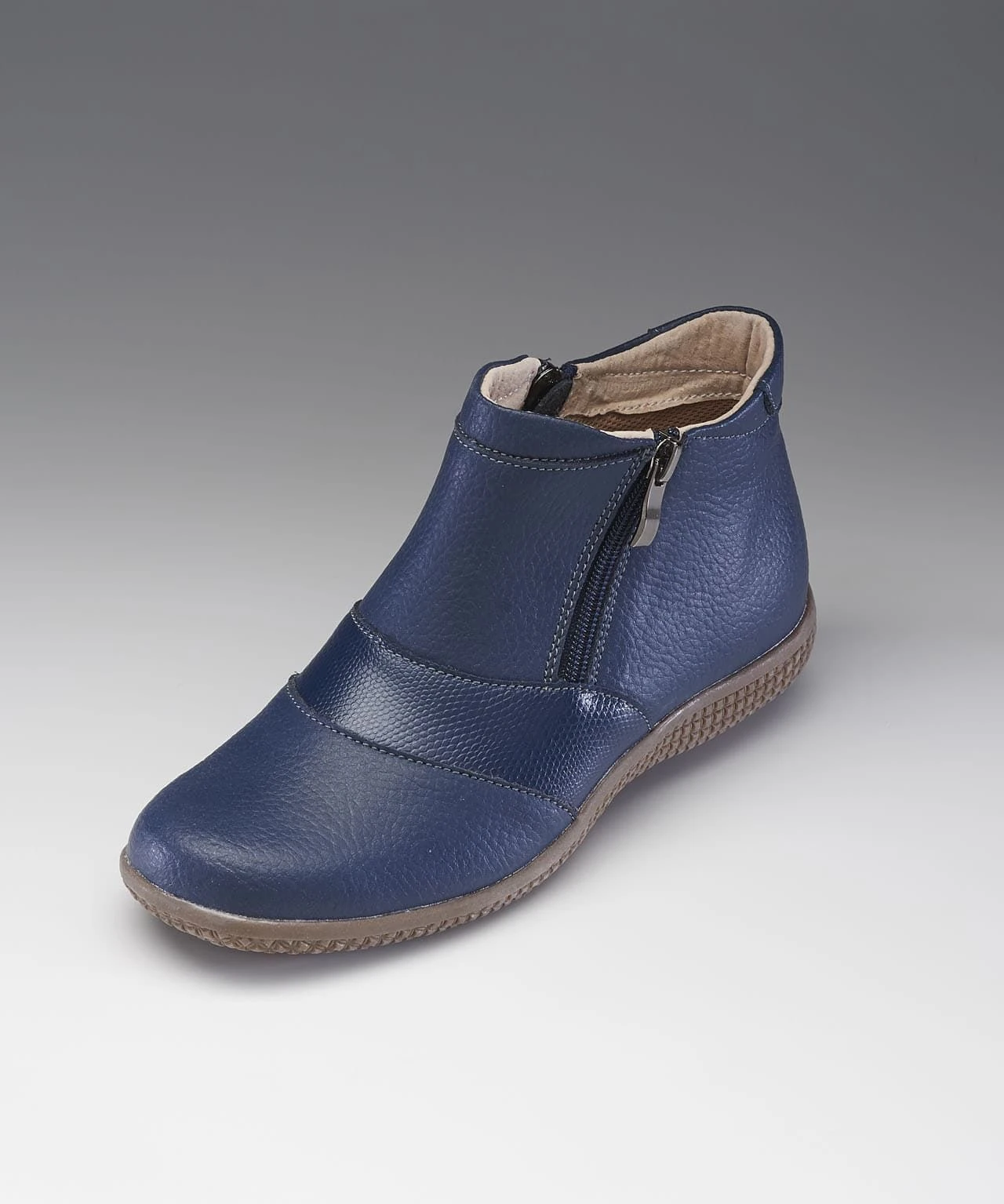 Zip Up Leather Boots 6 Zip Up Leather Boots - Image 4