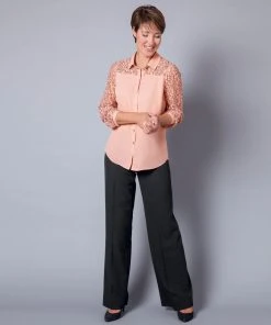 Wide Leg Trousers -Damart shop 46396 17010 D 1 HD 3