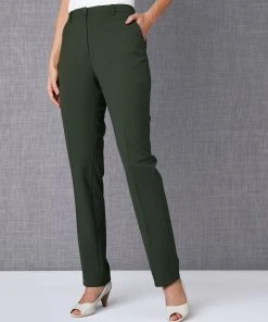 High Waist Tapered Trousers 8 High Waist Tapered Trousers -Damart shop 46397 09080 F 1 HD 3