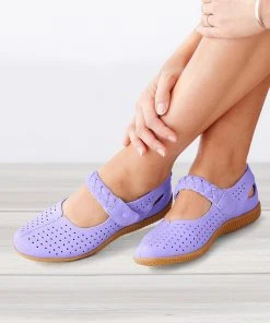 Cushion-walk Touch-fasten Strap Shoe -Damart shop 53010 07040 F 1 HD 3