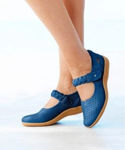 Cushion-walk Touch-fasten Strap Shoe -Damart shop 53010 08100 F 1 HD 3