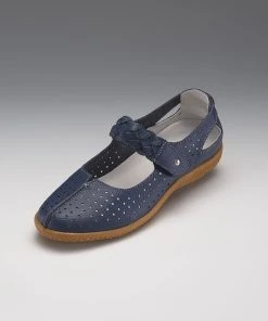 Cushion-walk Touch-fasten Strap Shoe -Damart shop 53010 08130 F 1 HD 3