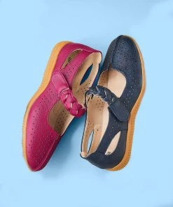 Cushion-walk Touch-fasten Strap Shoe -Damart shop 53010 08180 F 1 HD 3