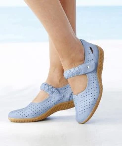 Cushion-walk Touch-fasten Strap Shoe -Damart shop 53010 20183 F 1 HD 3