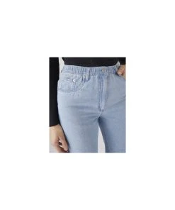 Ladies Pull-On Jean Trousers -Damart shop 54340 08015 D 2 HD 3
