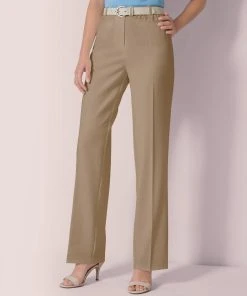 Wide-Leg Trousers -Damart shop 54393 02019 F 1 HD 3