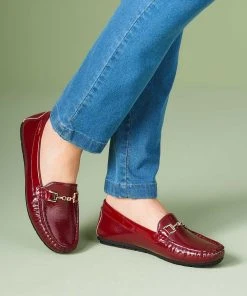 Buckle Front Flat Moccasin -Damart shop 57099 05078 D 1 HD 3