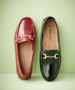 Buckle Front Flat Moccasin -Damart shop 57099 05078 F 1 HD 3