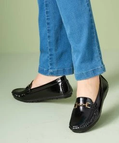 Buckle Front Flat Moccasin -Damart shop 57099 17018 D 1 HD 3