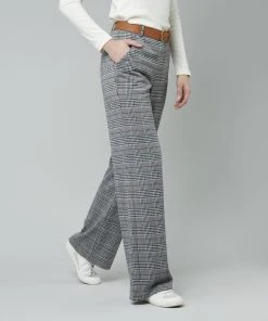 Wide Leg Check Trousers 8 Wide Leg Check Trousers -Damart shop 58236 11014 D 1 HD 3