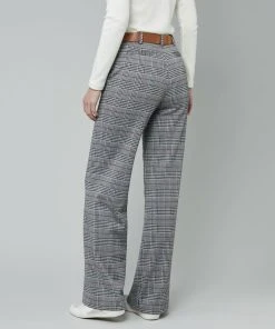 Wide Leg Check Trousers 9 Wide Leg Check Trousers -Damart shop 58236 11014 D 2 HD 3