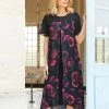 Flared Floral Dress -Damart shop 58320 17012 F 1 HD 3