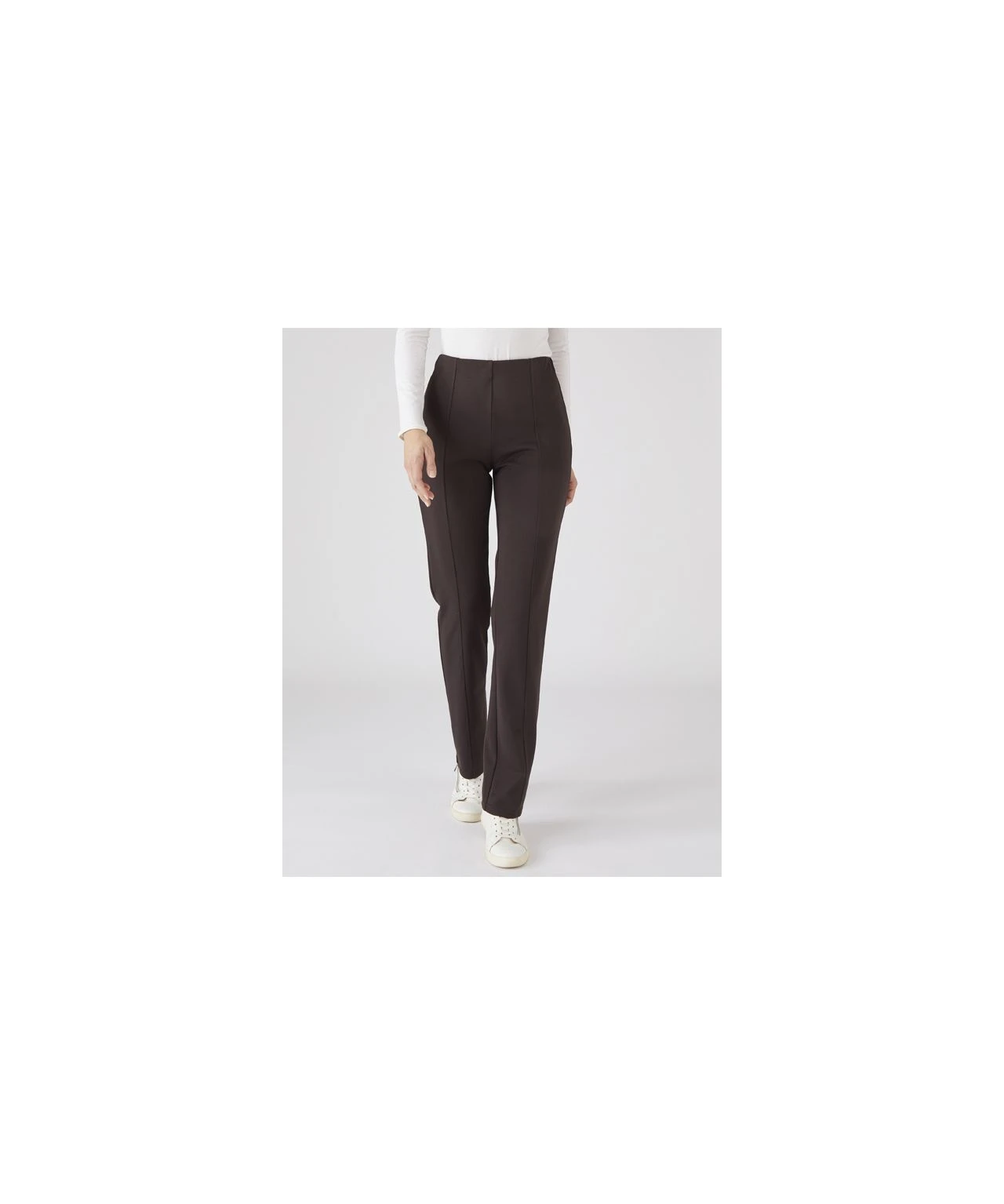 Ponte Straight Leg Trousers 3 Ponte Straight Leg Trousers