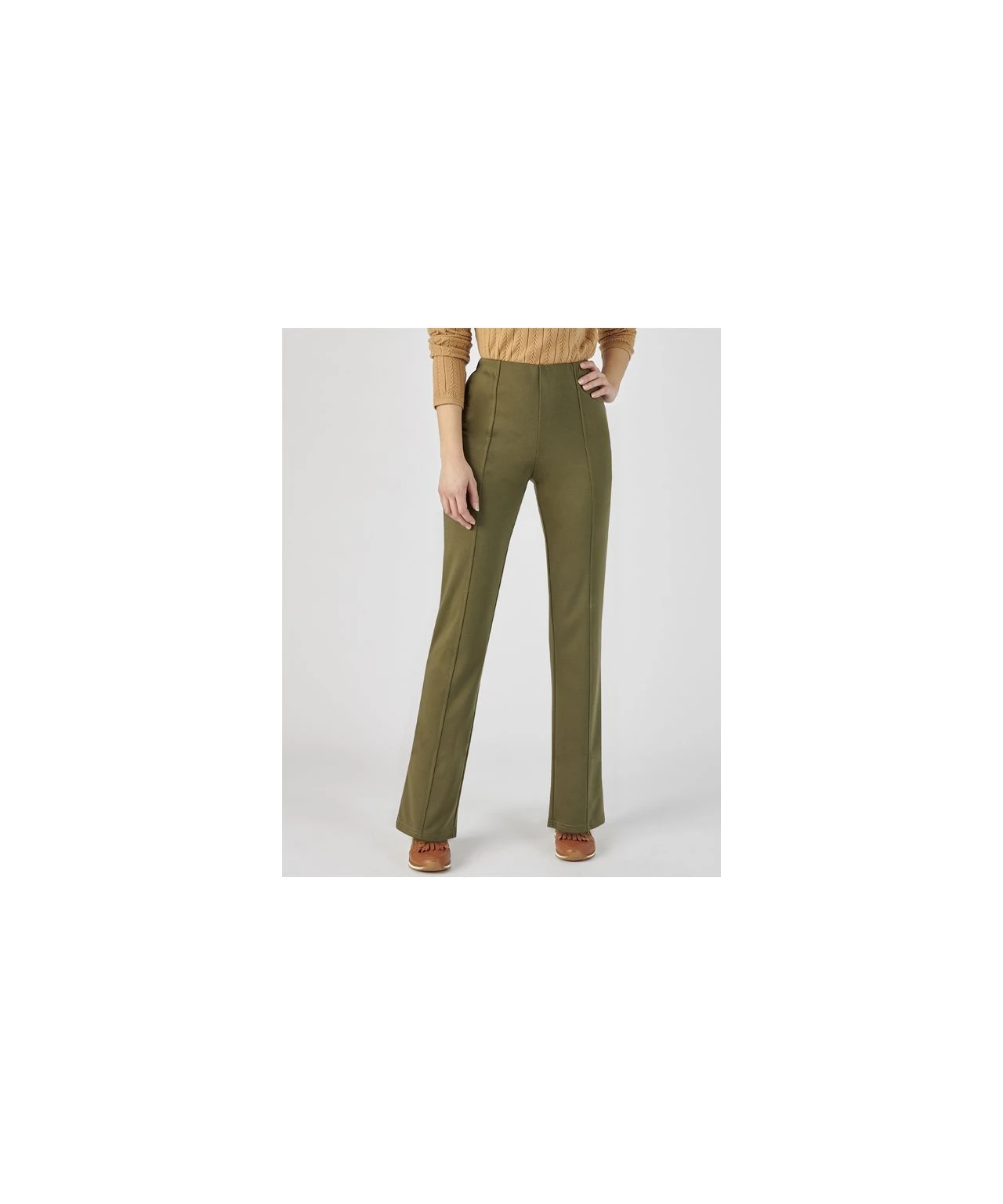 Ponte Straight Leg Trousers 6 Ponte Straight Leg Trousers - Image 4