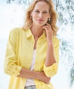 Linen Rich Overshirt -Damart shop 61763 03090 F 1 HD 3